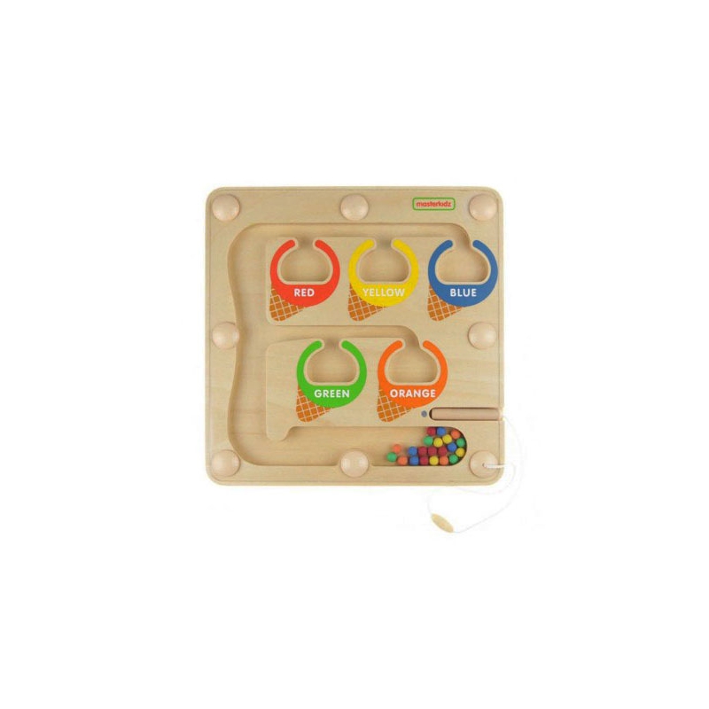 Labirynt magnetyczny - sorter kolorów edu, zabawka dla dzieci, Masterkidz