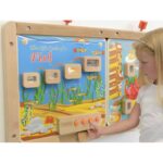 Cykl życia ryby tablica edukacyjna Masterkidz podświetlana, zabawka dla dzieci