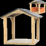 Edu duży drewniany domek altana, zabawka dla dzieci, Classic World