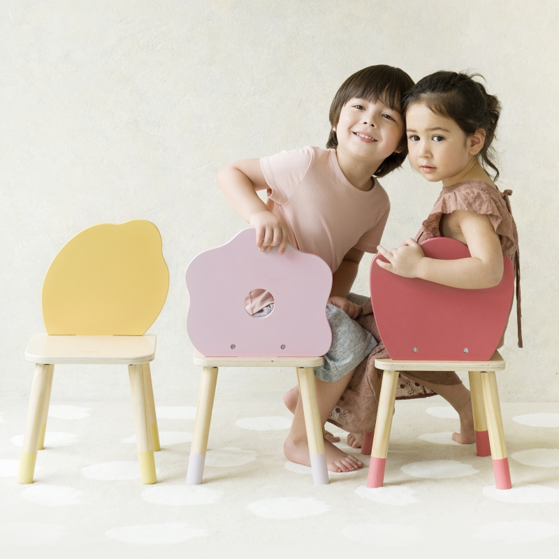 Pastelowe krzesełko grace dla dzieci 3+ (flower), zabawka dla dzieci, Classic World