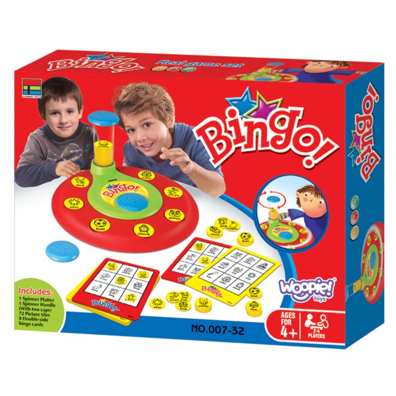 Bingo gra dopasuj żetony planszowa rodzinna, zabawka dla dzieci, Woopie