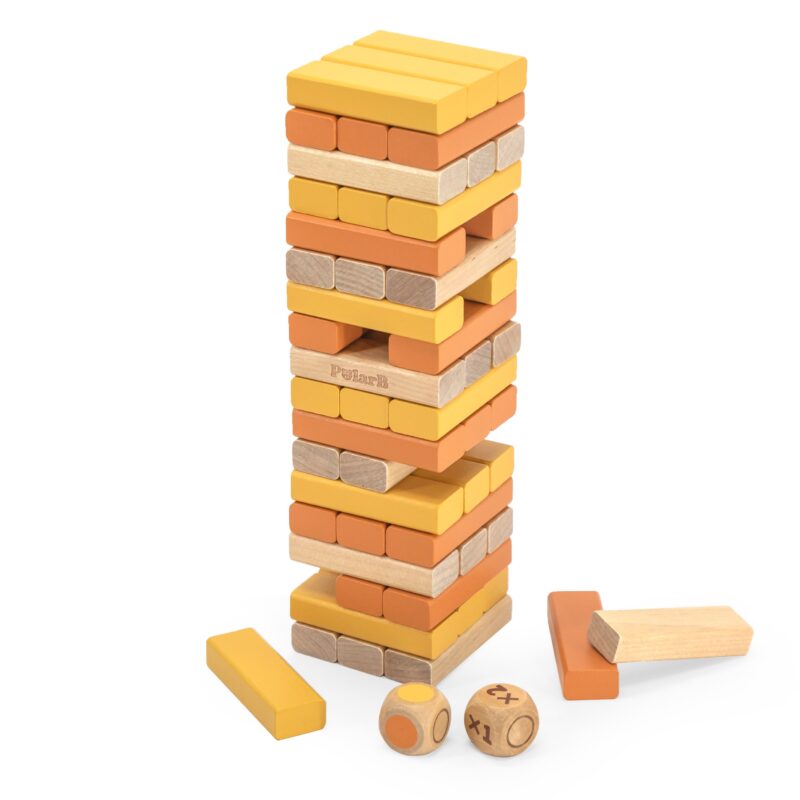 Drewniana gra wieża układanka, zabawka dla dzieci, Viga PolarB