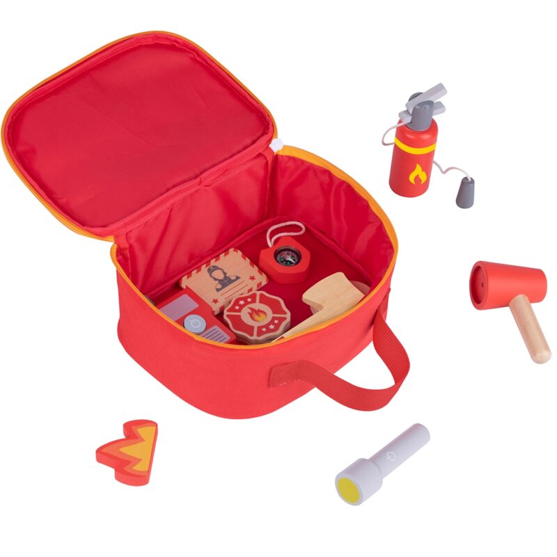 Zestaw małego strażaka dla dzieci 11 el., zabawka dla dzieci, Tooky Toy