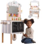 Sklep moblilny lodziarnia cukiernia 3w1, zabawka dla dzieci, Viga