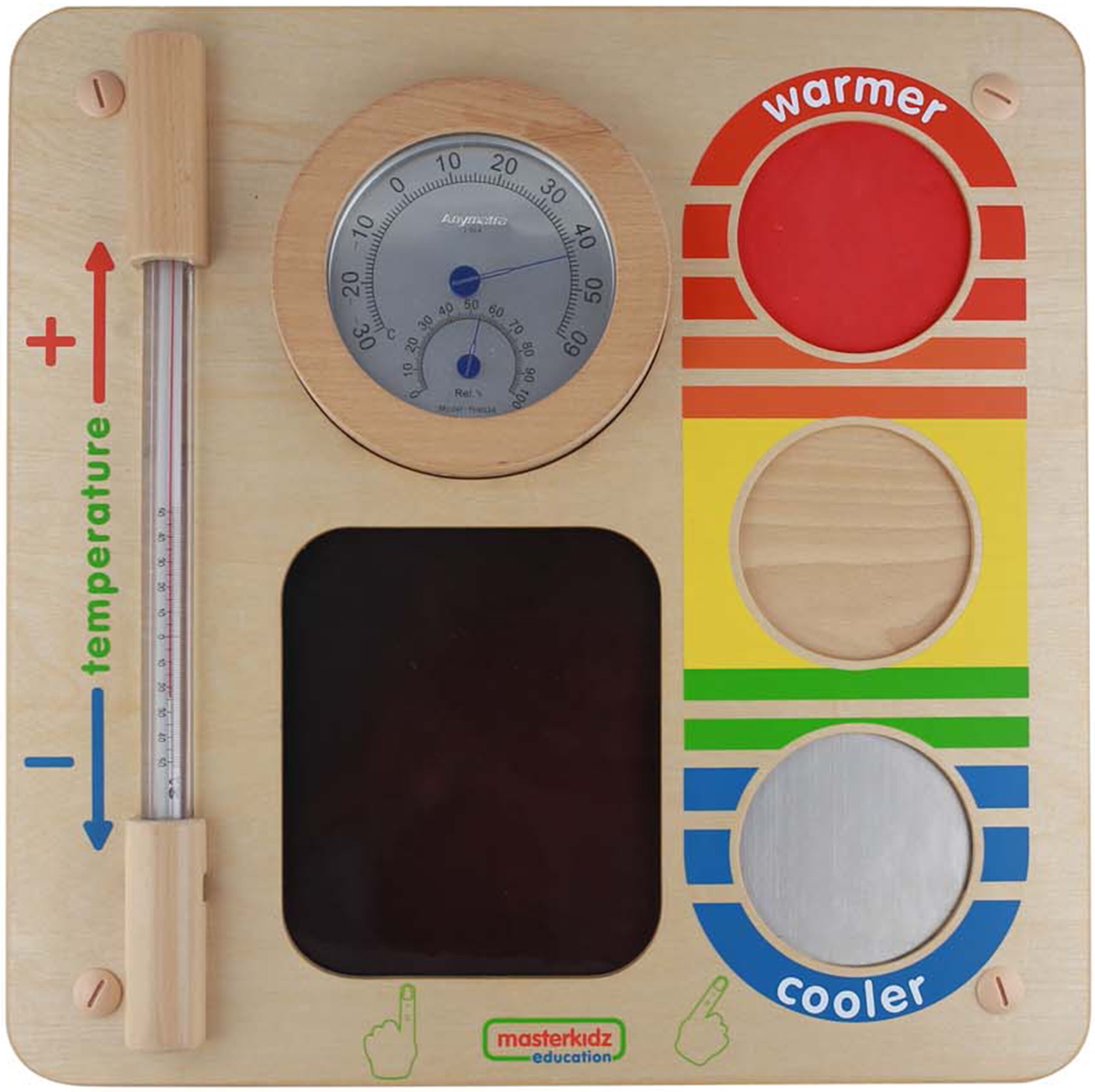 Nauka o temperaturze - ścienna tablica edukacyjna Masterkidz flex, zabawka dla dzieci