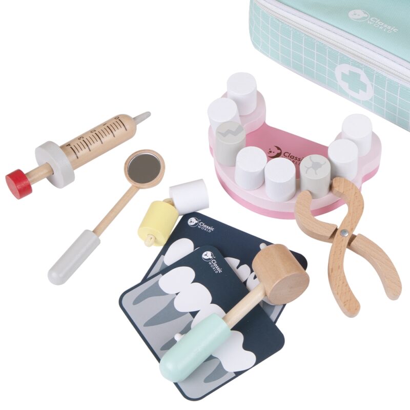 Zestaw małego dentysty walizka lekarza 18 el., zabawka dla dzieci, Classic World