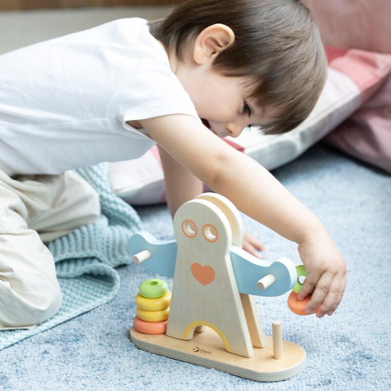 Edukacyjna waga równoważnia hercules dla dzieci Montessori 7 el., zabawka dla dzieci, Classic World