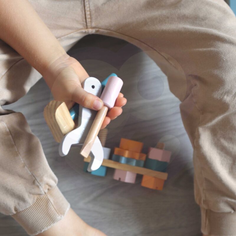 Drewniana skrzynka z narzędziami - polarb, zabawka dla dzieci, Viga