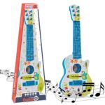 Gitara akustyczna dla dzieci niebieska 55 cm, zabawka dla dzieci, Woopie