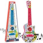 Gitara akustyczna dla dzieci czerwona 55 cm, zabawka dla dzieci, Woopie