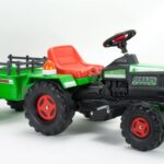 Traktor na akumulator basic 6v + przyczepka, zabawka dla dzieci, INJUSA