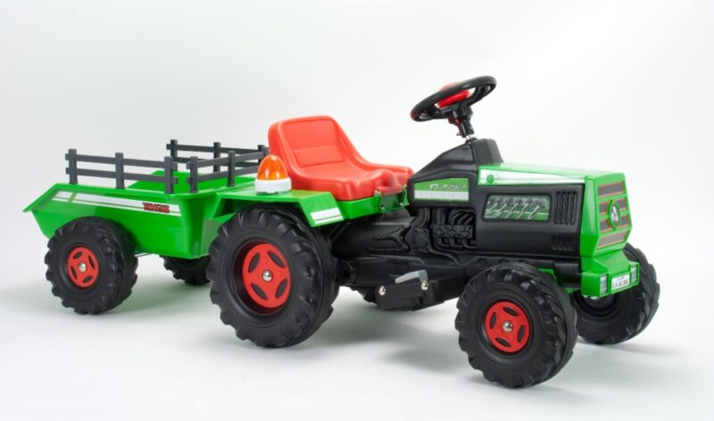 Traktor na akumulator basic 6v + przyczepka, zabawka dla dzieci, INJUSA