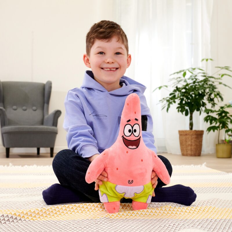 Spongebob kanciastoporty maskotka patryk rozgwiazda pluszak 35 cm, zabawka dla dzieci, Simba