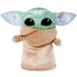Disney maskotka błyszcząca grogu Mandalorian Star Wars 25 cm pluszowa, zabawka dla dzieci, Simba