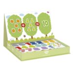Drewniana gra magnetyczna układanka Montessori dla dzieci nauka liczenia owoce liczby 81 el., zabawka dla dzieci, Tooky Toy