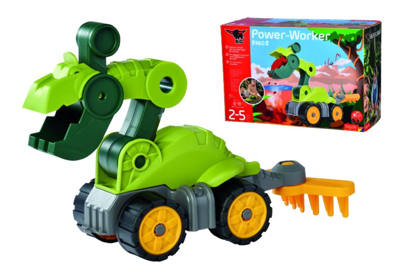 Koparka dinozaur power worker - zabawka do piasku, zabawka dla dzieci, Big