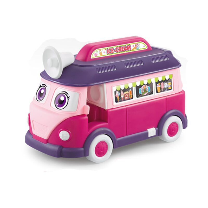 Sutobus lodziarnia 2w1 food truck + melodie światło, zabawka dla dzieci, Woopie