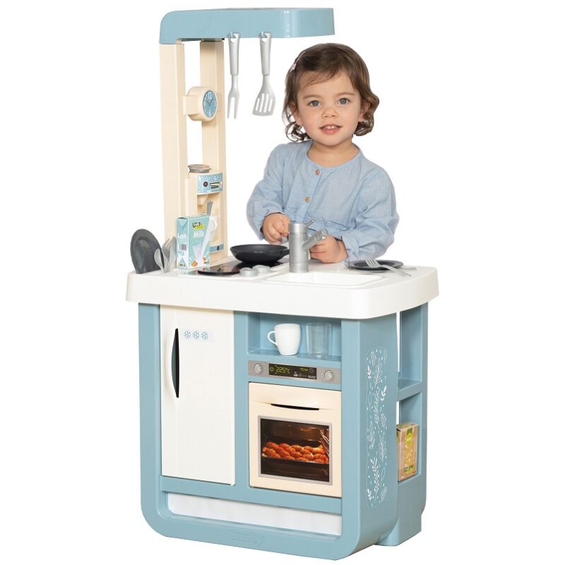 Kuchnia bon appetit - niebieska, elektroniczna, zabawka dla dzieci Smoby