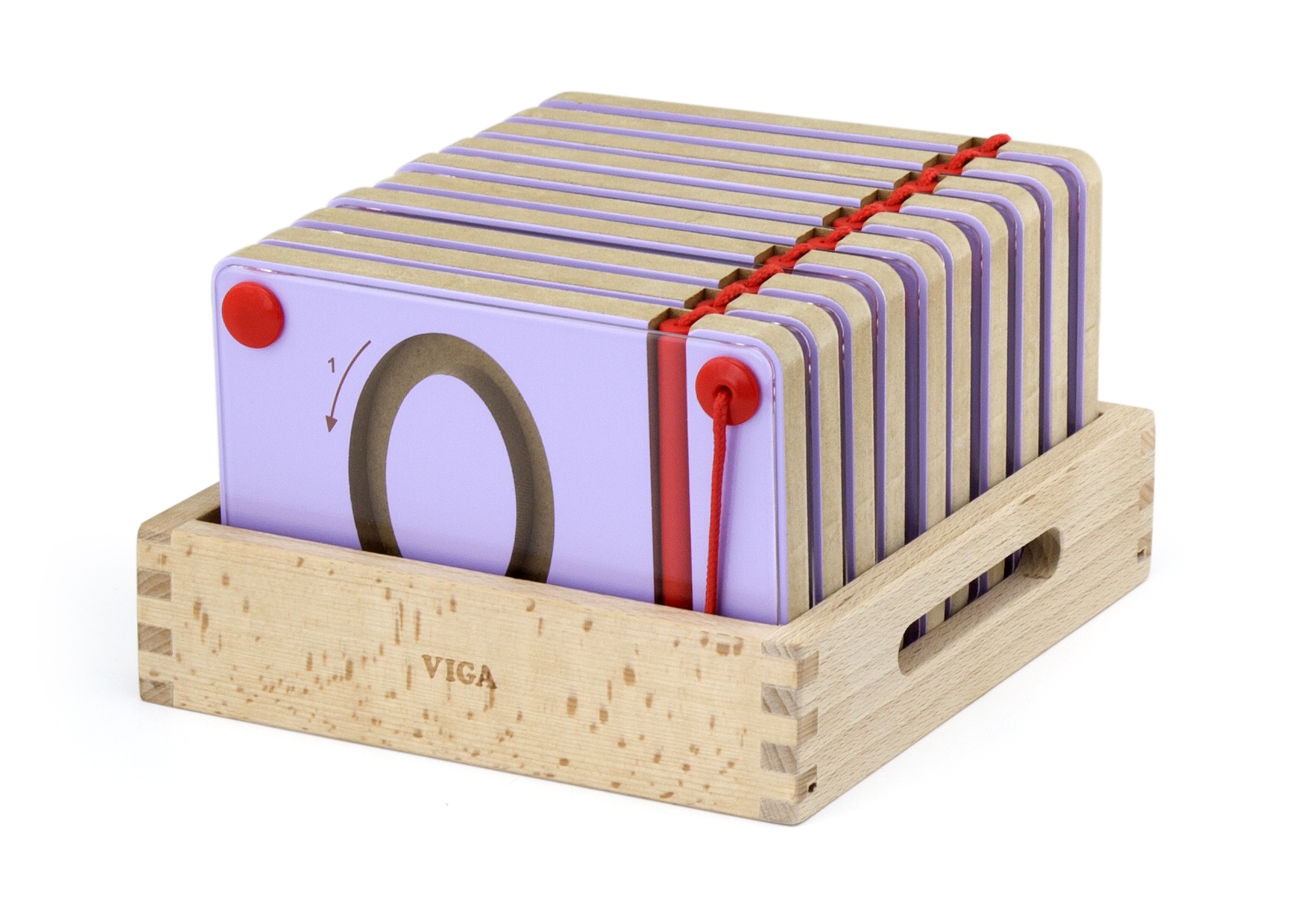 Tabliczki magnetyczne nauka pisania cyferki Viga Toys Montessori, zabawka dla dzieci