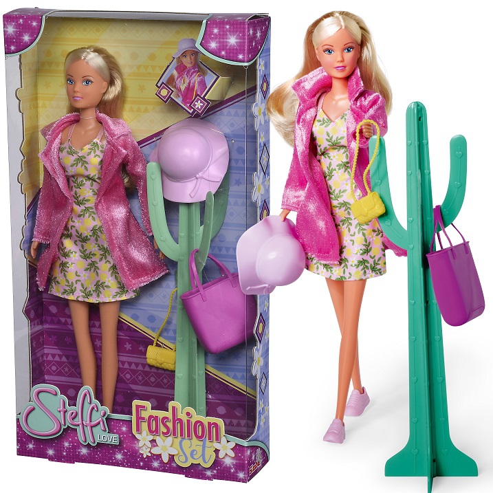 Lalka Steffi zestaw fashion - moda, kaktus, zabawka dla dzieci, Simba