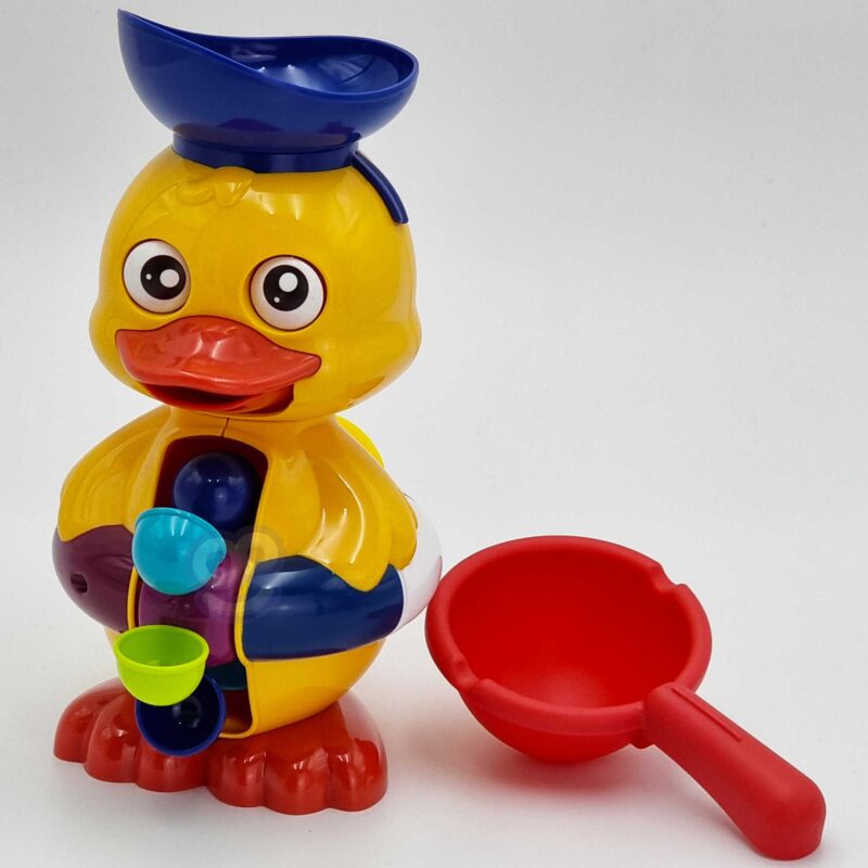 Kaczuszka zabawka wodna do kąpieli kołowrotek przelewowa, zabawka dla dzieci, Woopie