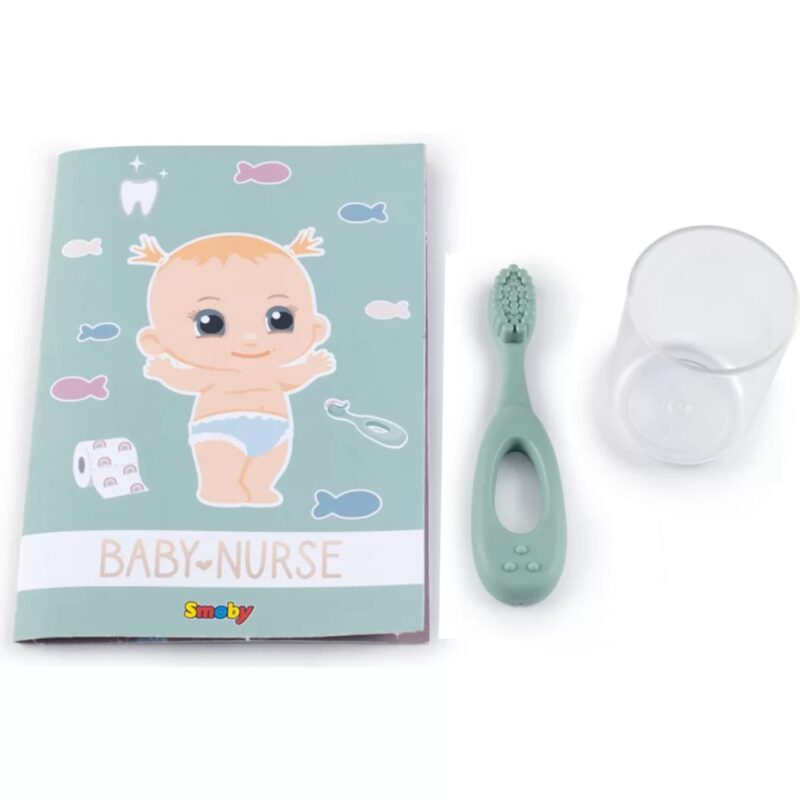 Baby nurse dwustronna toaleta łazienka dla lalki z akcesroiami, zabawka dla dzieci, Smoby