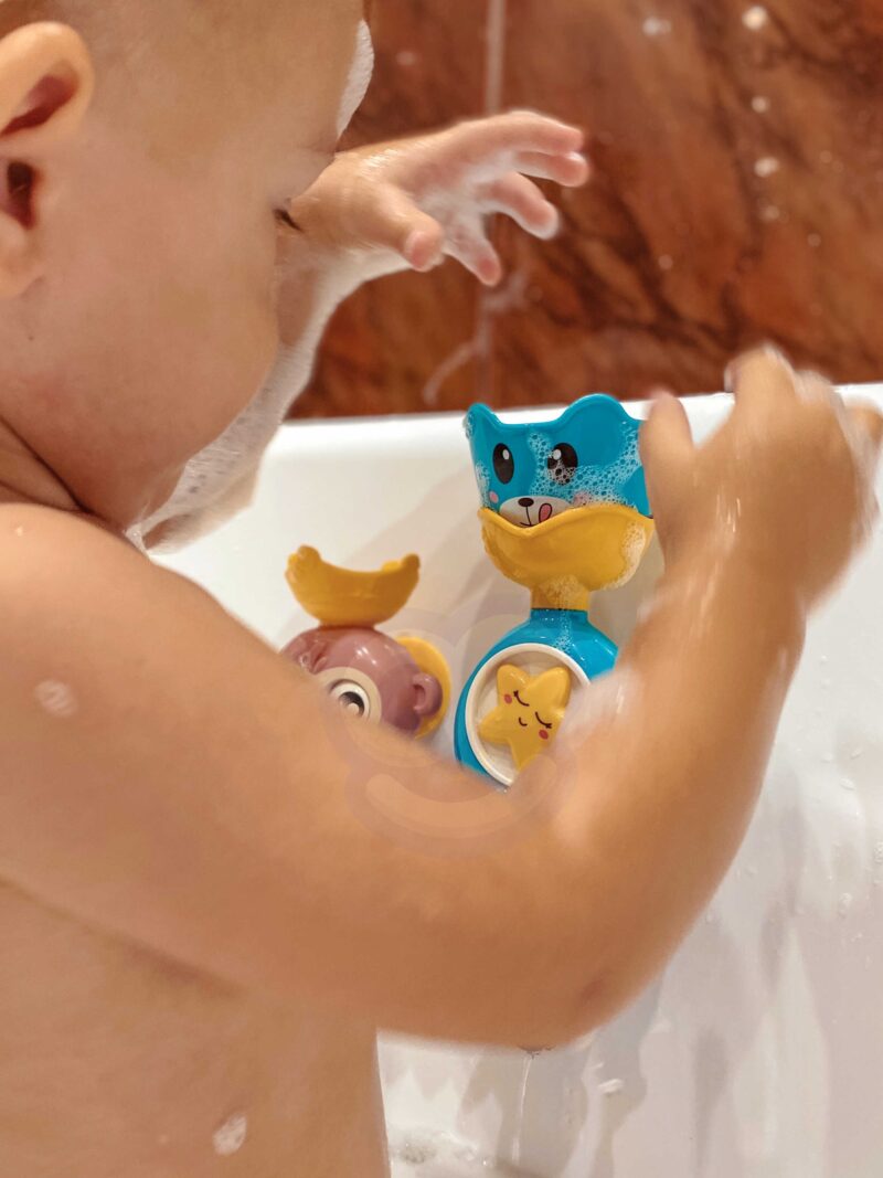 Zabawka wodna do kąpieli małpka + kubeczek, zabawka dla dzieci, Woopie