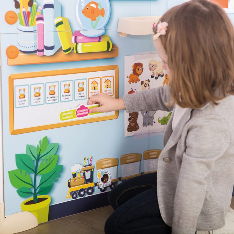 Szkoła - zestaw edukacyjny - tablica 80 akcesoriów, zabawka dla dzieci, Smoby