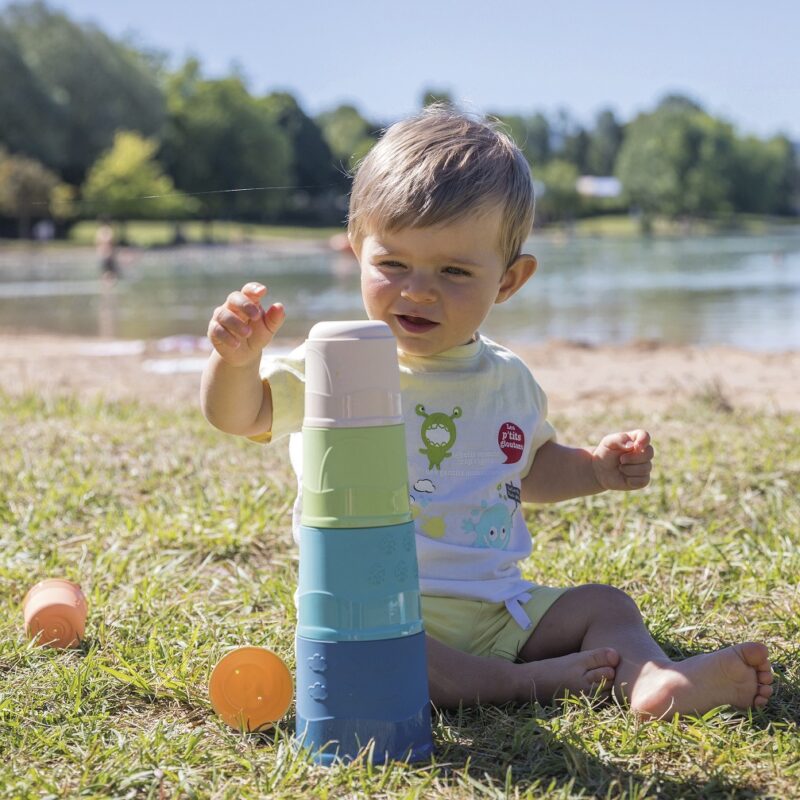 Little green magiczna wieża bioplastik 6el., zabawka dla dzieci, Smoby