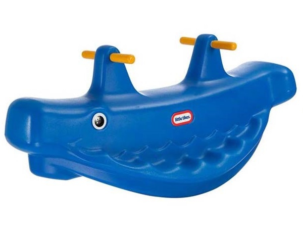 Niebieski bujak - wieloryb na biegunach, zabawka dla dzieci, Little Tikes
