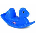 Niebieski koń na biegunach - bujak, zabawka dla dzieci, Little Tikes