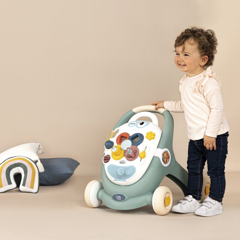 Little chodzik 3w1 pchacz interaktywny wózek, zabawka dla dzieci, Smoby