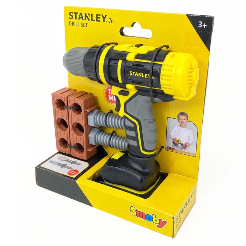 Stanley jr. - mechaniczna wiertarko - wkrętarka, zabawka dla dzieci, Smoby