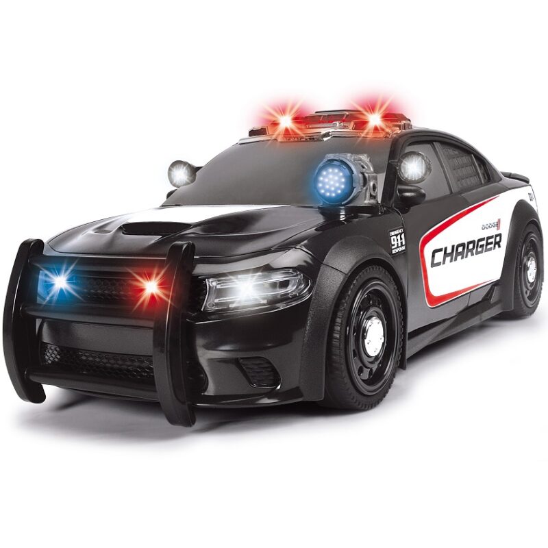 As samochód policyjny police dodge charger policja radiowóz, zabawka dla dzieci, Dickie