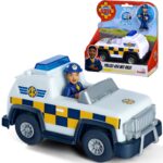 Strażak sam - jeep policyjny 4×4, mini figurka, zabawka dla dzieci, Simba