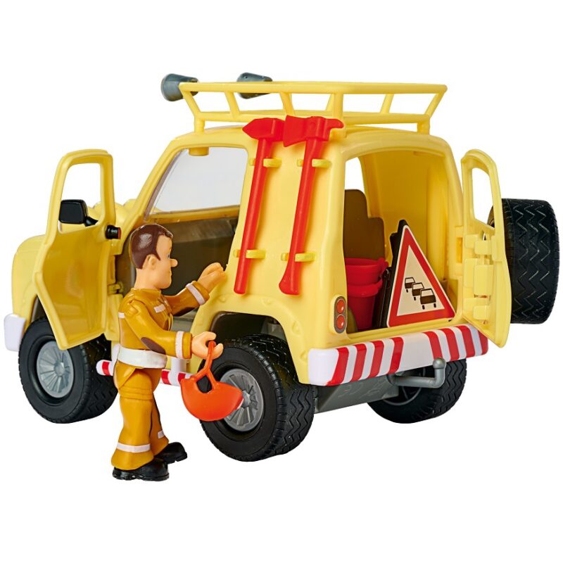 Strażak sam - jeep ratunkowy, figurka sama, zabawka dla dzieci, Simba