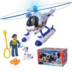 Strażak sam - helikopter policyjny - figurka rose i radara, zabawka dla dzieci, Simba