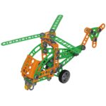Klocki konstrukcyjne mały wynalazca helikopter 130 elementów, zabawka dla dzieci