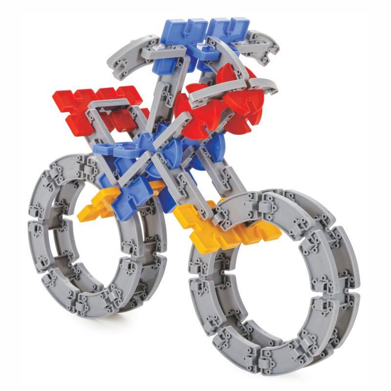 Zestaw konstrukcyjnych klocków w skrzynce 320 elementów, zabawka dla dzieci, Woopie