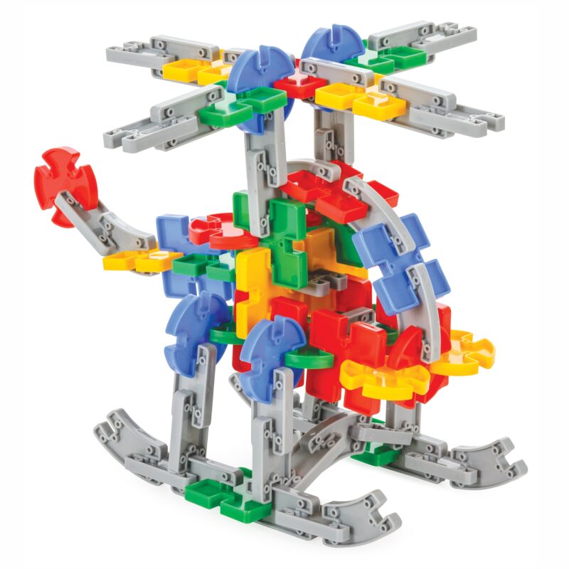 Zestaw konstrukcyjnych klocków w skrzynce 320 elementów, zabawka dla dzieci, Woopie