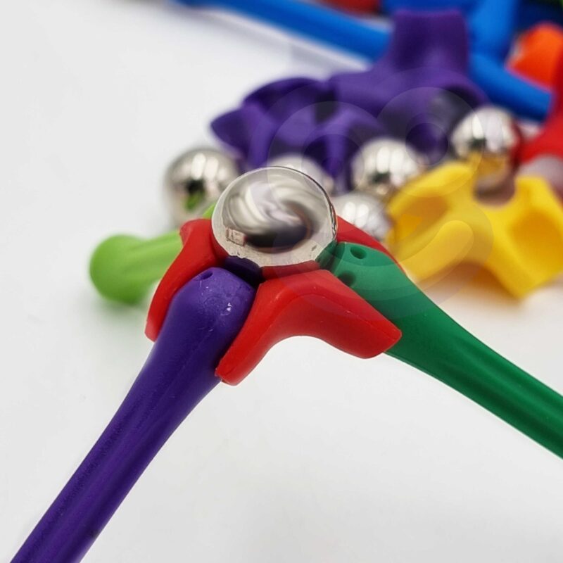 Klocki magnetyczne konstrukcyjne układanka kreatywna 70 el., zabawka dla dzieci, Woopie