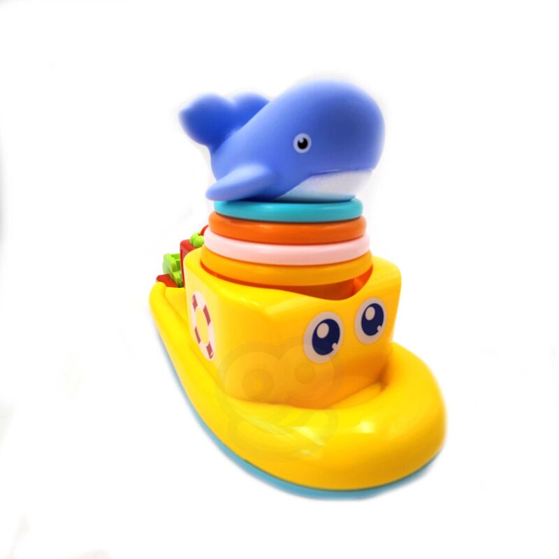 Baby zabawka wodna statek wieloryb kubeczki przelewowe, zabawka dla dzieci, Woopie