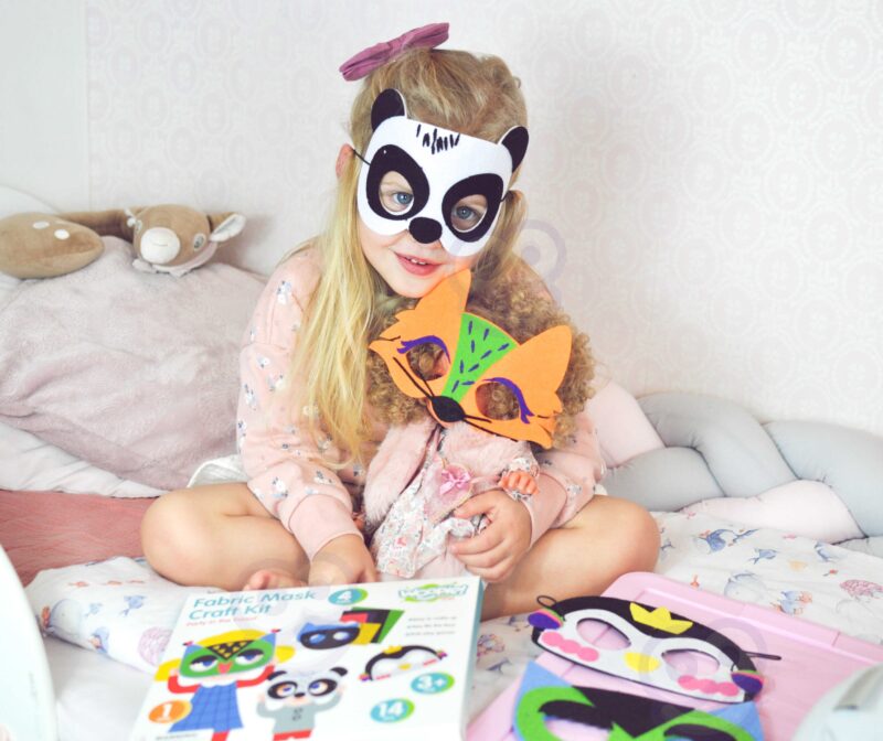 Art&fun zestaw kreatywny maski filcowe zrób to sam 4 szt., zabawka dla dzieci, Woopie