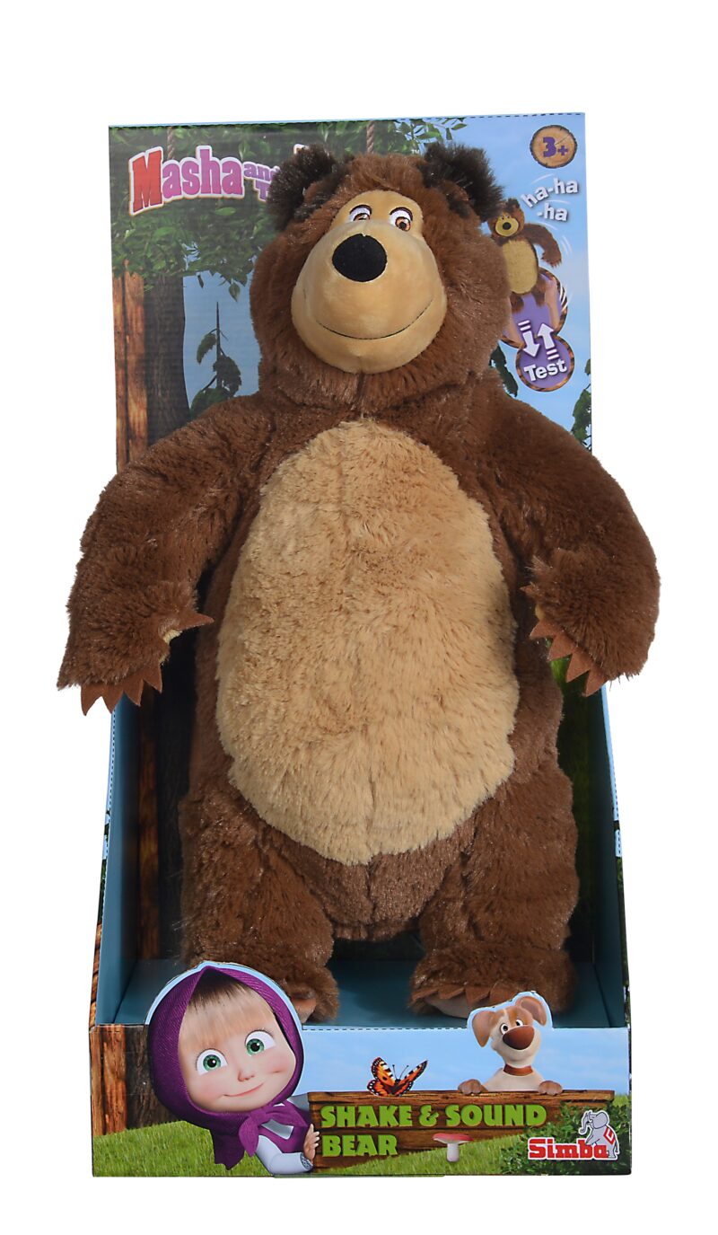Śmiejący się misza - interaktywny niedźwiedź - 43 cm, zabawka dla dzieci, Simba
