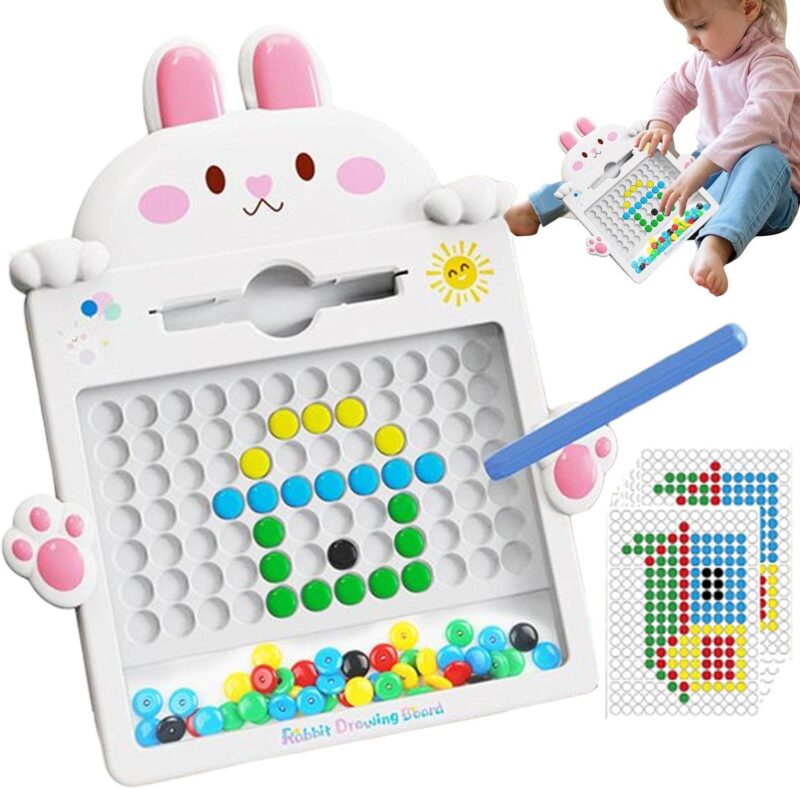 Tablica magnetyczna dla dzieci Montessori magpad królik, zabawka dla dzieci, Woopie