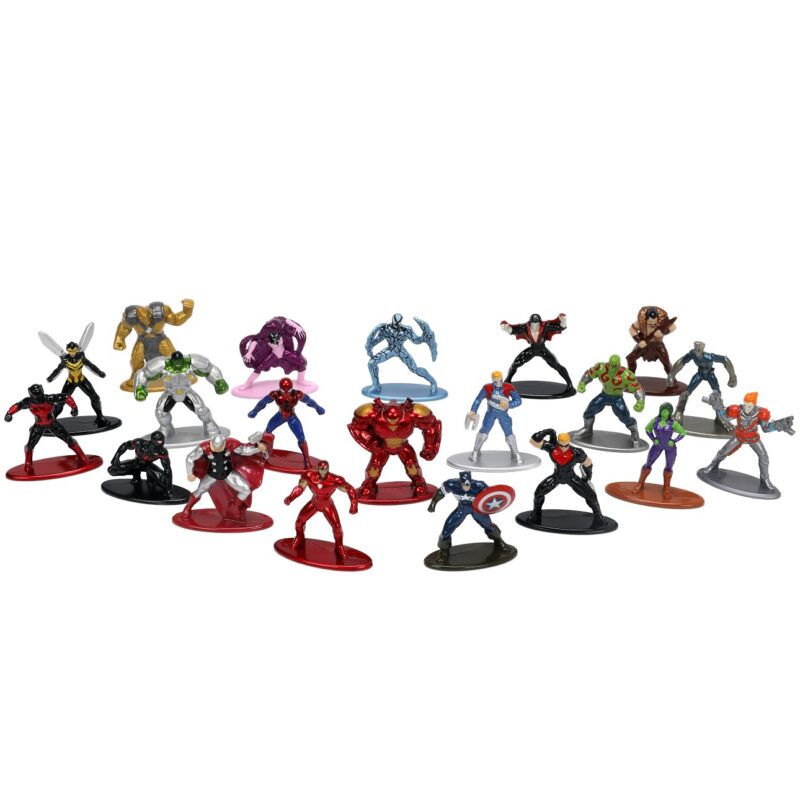 Marvel metalowe figurki 20szt zestaw, zabawka dla dzieci, Jada