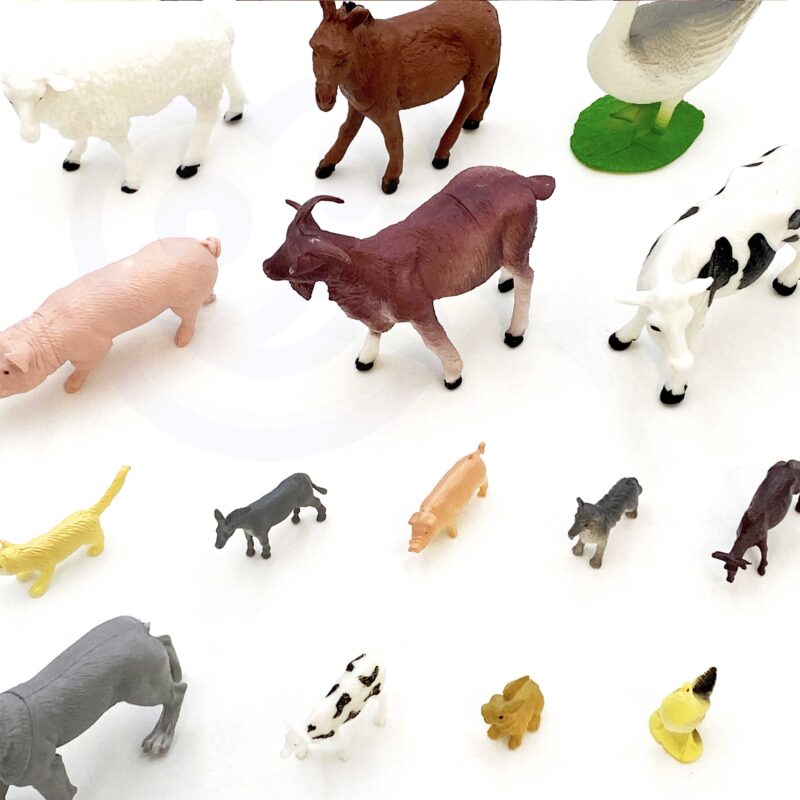 Zestaw figurki zwierzęta farma 34 szt., zabawka dla dzieci, Woopie
