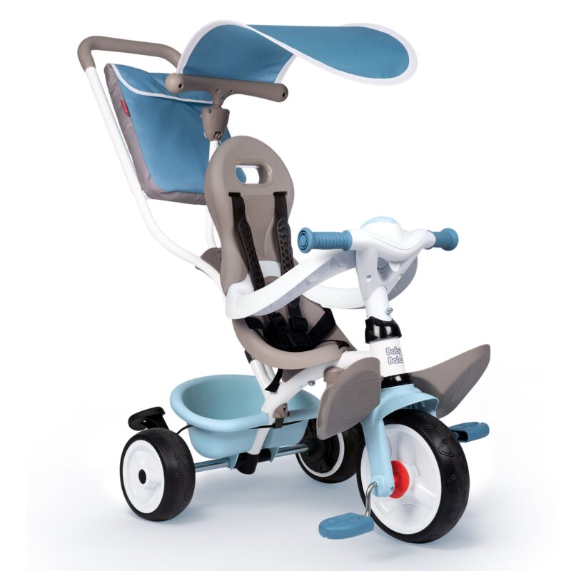 Rowerek trójkołowy baby balade plus - niebieski, zabawka dla dzieci, Smoby