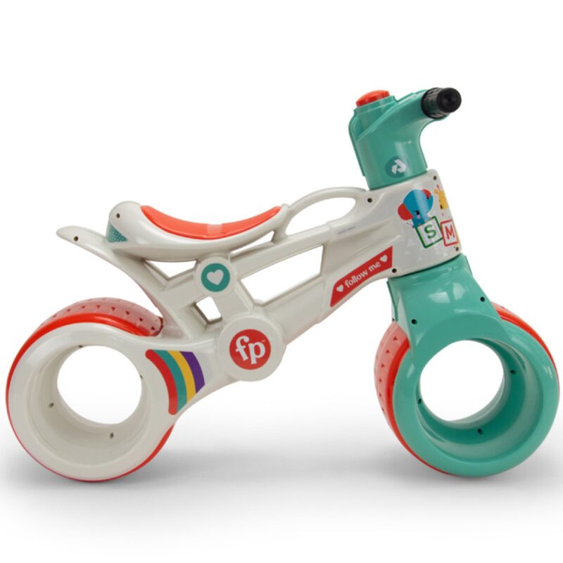 Jeździk rowerek biegowy fisher price szerokie koła, zabawka dla dzieci, INJUSA