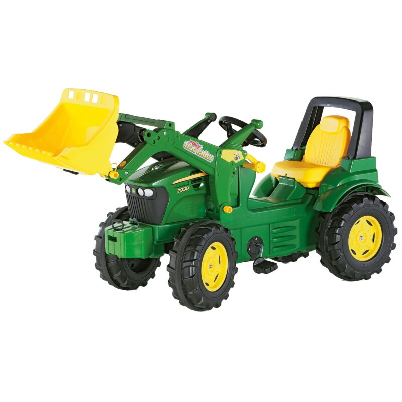 Rollyfarmtrac traktor na pedały John Deere łyżka 3-8 lat, zabawka dla dzieci, Rolly Toys